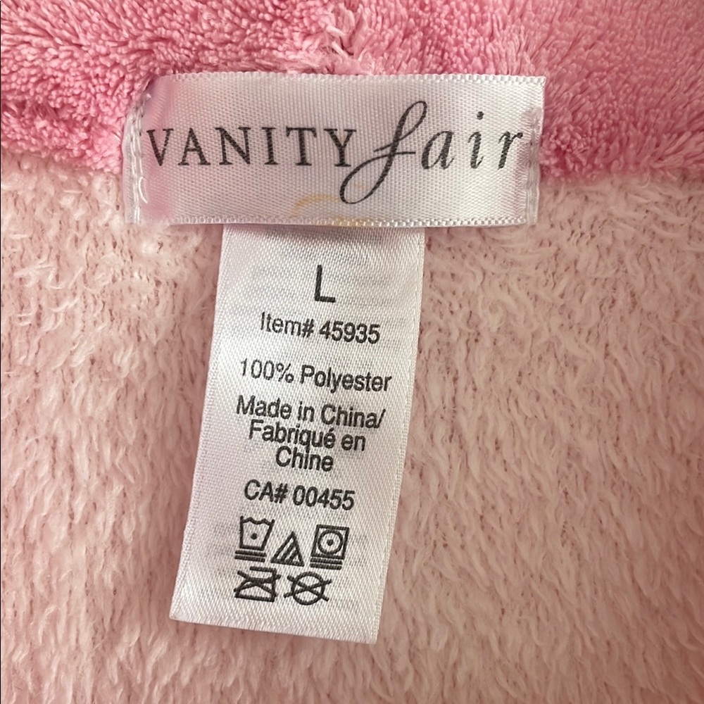 Vanity Fair - Pink Embroidered Robe - Picture 7 of 9